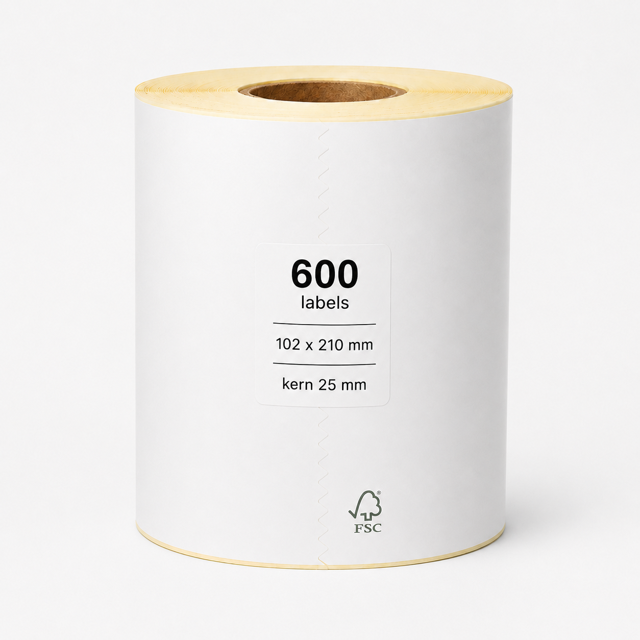 Verzendlabel DHL 102 x 210 mm <br>(600 labels per rol)