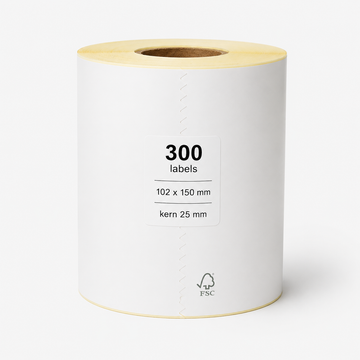 Verzendlabel DPD 102 x 150 mm <br>(300 labels per rol)