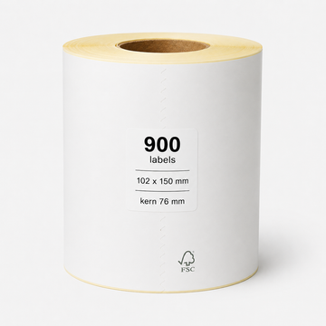 Verzendlabel DPD 102 x 150 mm <br>(900 labels per rol)