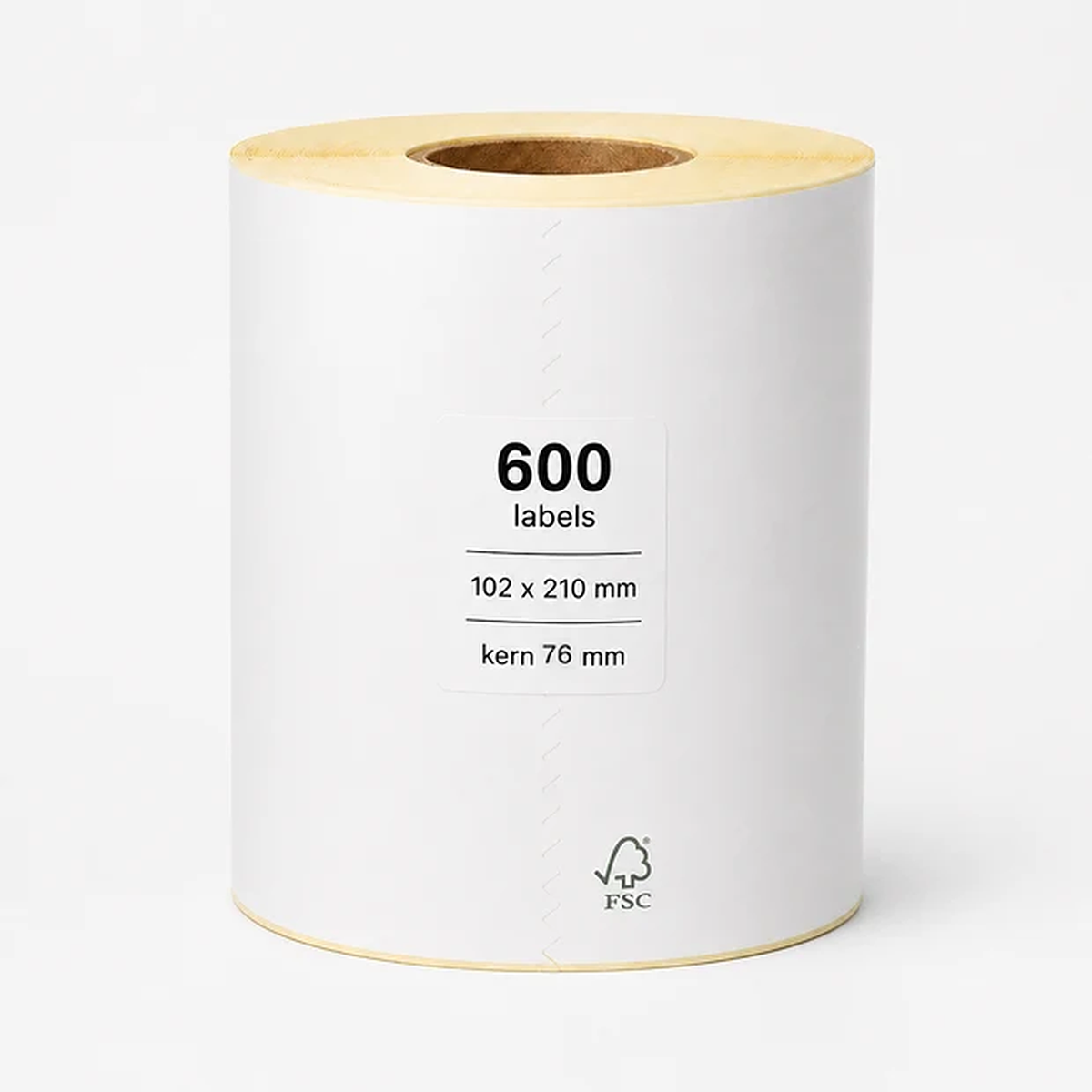 Verzendlabel DHL 102 x 210 mm <br>(600 labels per rol)